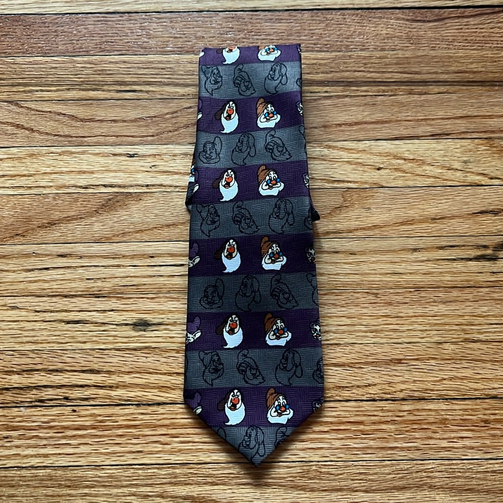 Vintage Disney Necktie / Snow White And The Seven Dwarfs